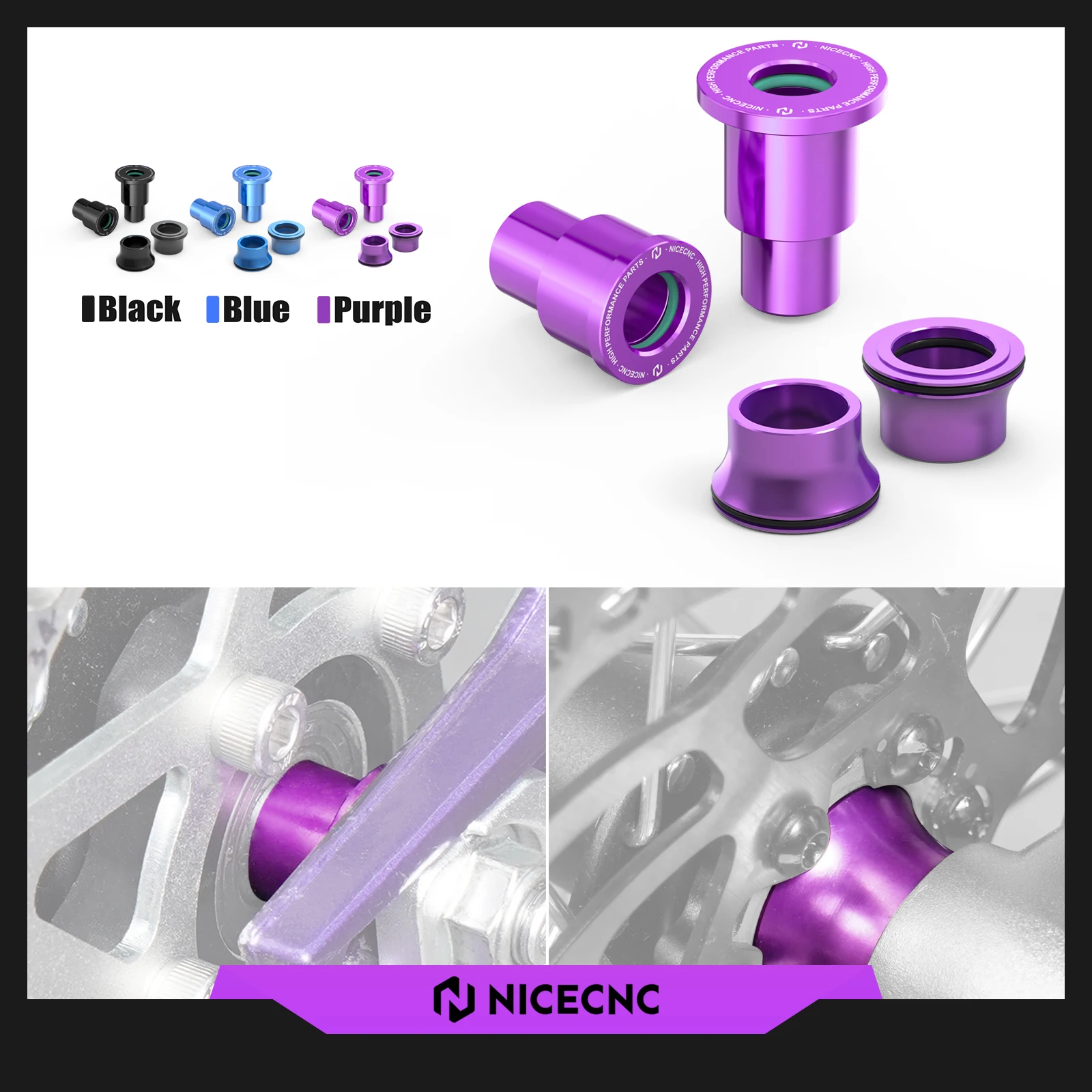 

2025 2024 2023 For Surron Light Bee X Front Rear Wheel Spacers Hub Collar Kit For Sur-Ron Light Bee S L1E Electric Dirt Bike