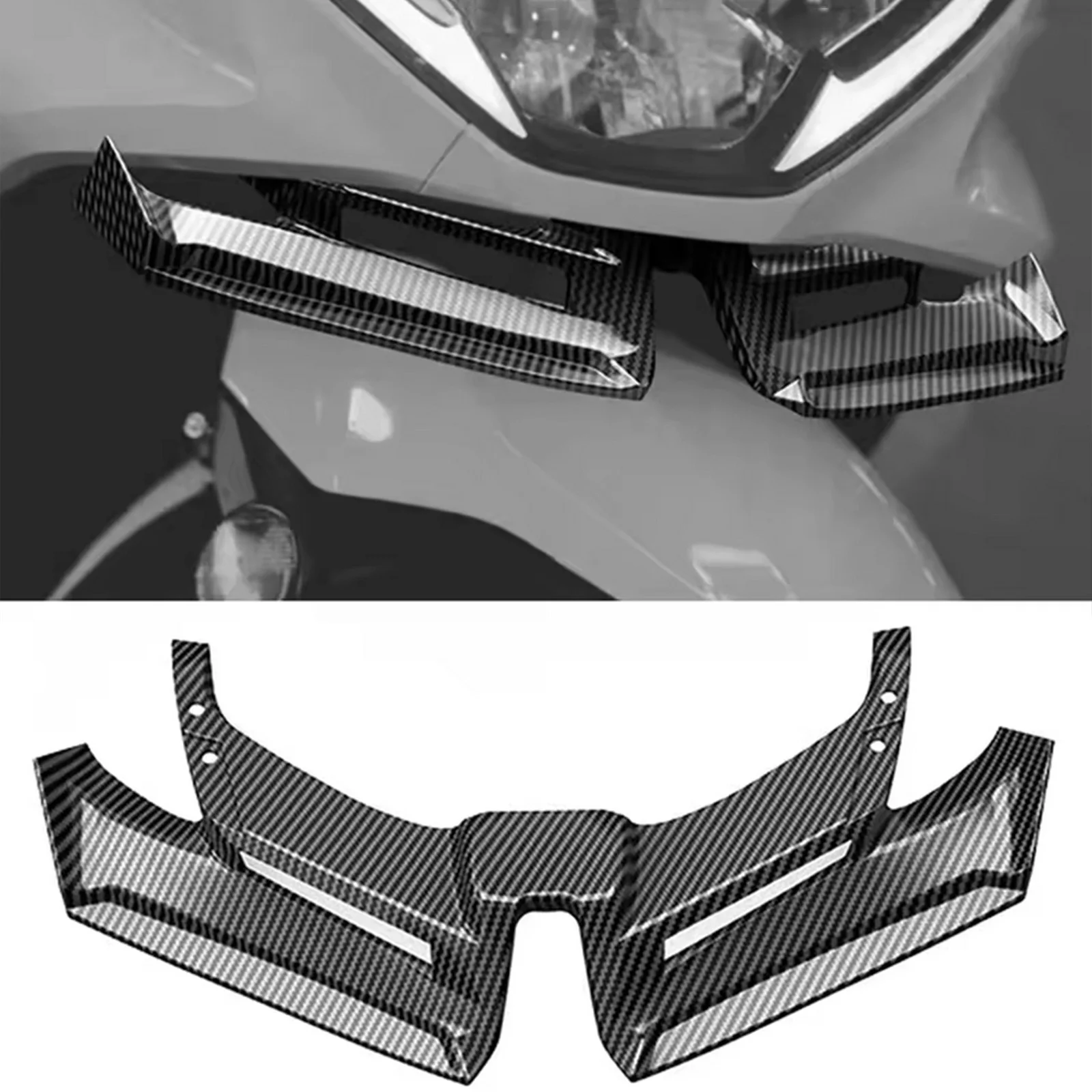 Передний обтекатель мотоцикла, аэродинамическая крышка крыла, удлинитель лобового стекла, нижний обтекатель подбородка для Honda PCX160 2021 2022 2023 2024