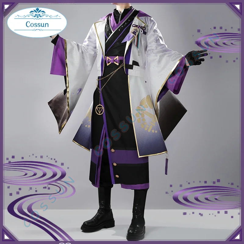 [Customized] Vtuber Nijisanji Kenmochi Toya Cosplay Costume Halloween Outfits Kimono Men New Suit Uniform