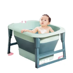 Bath tub baby  0-3y bath tub tub out door folding moving swimming tool baby toy birthday gift for pet soak in