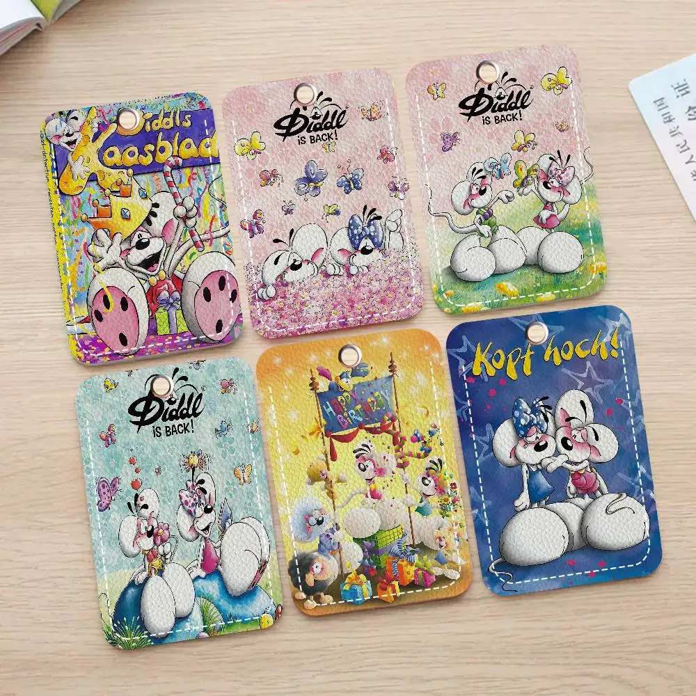 Cartoon D-Diddl Classic Keychain With Access Card Holder, Bu