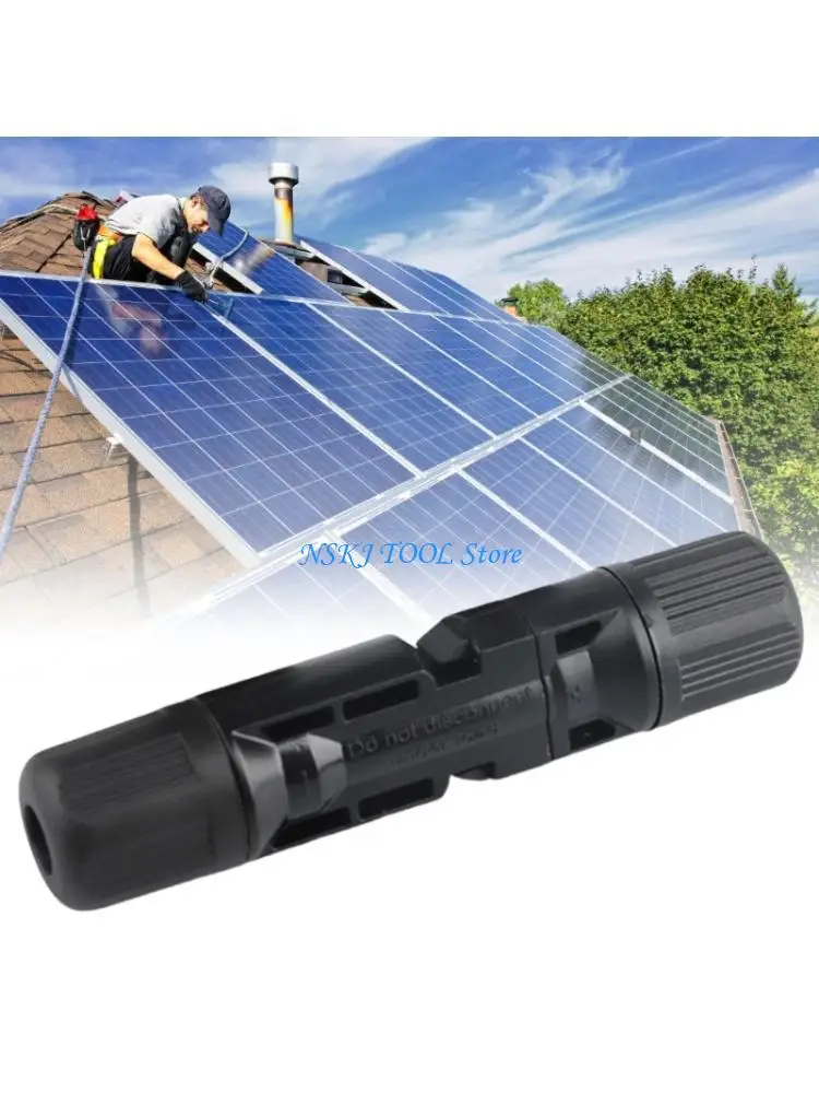

L8RC 10Pieces Solar Connectors Weather Resistant for Efficients Energy Transfer
