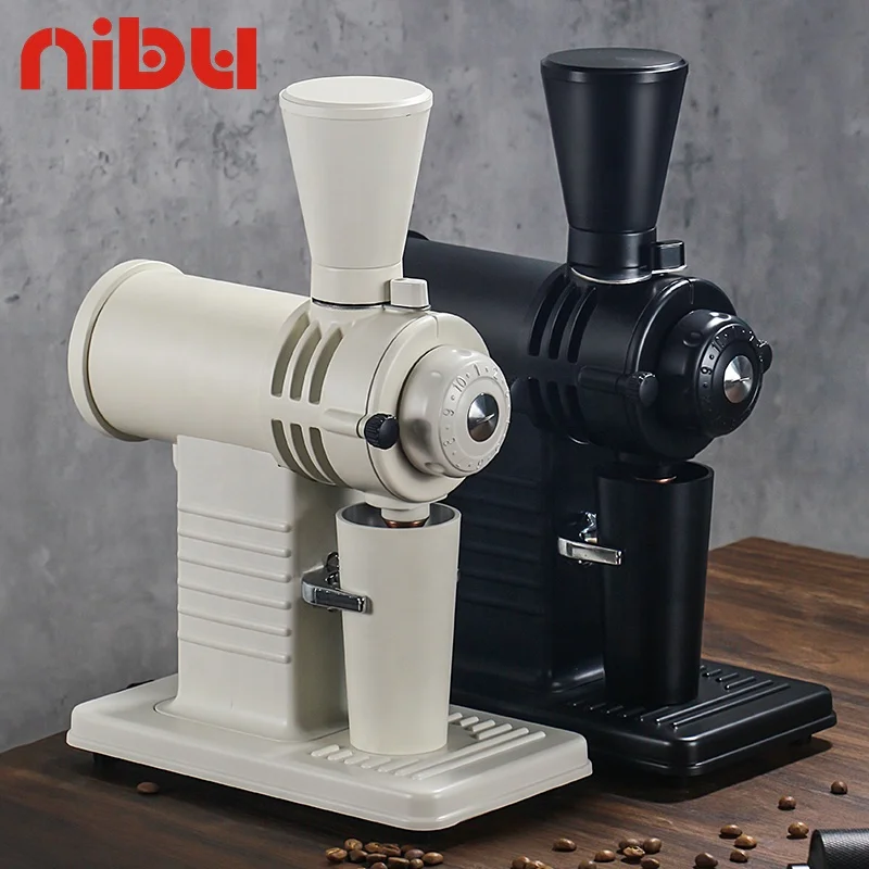 

NIBU Titanium Electric Burr Mills Coffee Grinder Bean Machine Coffee Grinder With Adjustable Setting