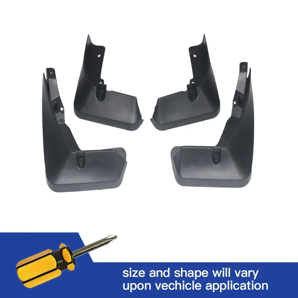 

4Pcs Front & Rear Mud Flaps Splash Guards Mudguards Black For Acura RDX 2019 2020 2021 2022