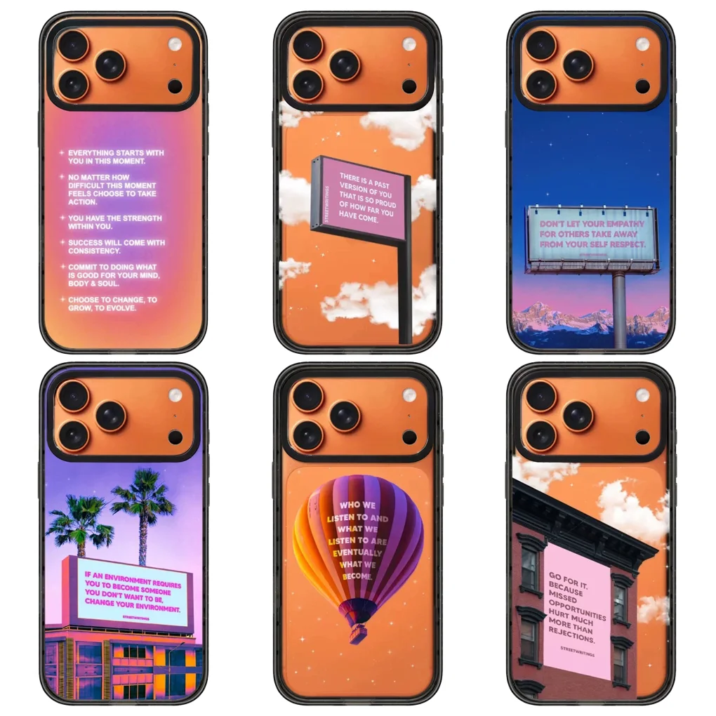 

Fire Balloon 2.0 Acrylic Black Border Phone Cover for IPhone 12 13 14 15 16 17 Pro Max Case for IPhone 17 Air