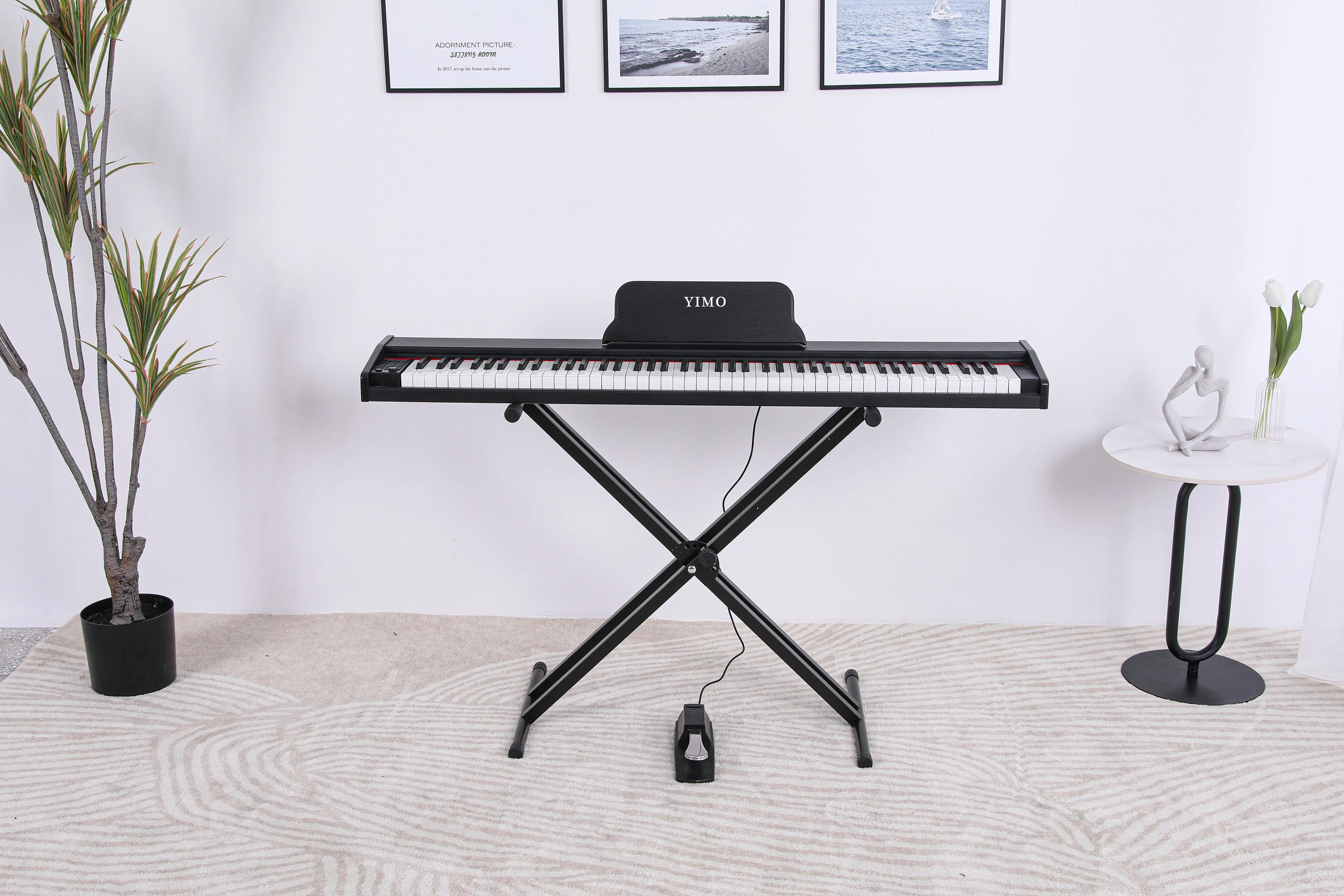 Portable Digital Piano 88 Keys Musical Instrument Electronic Organ Keyboard Piano