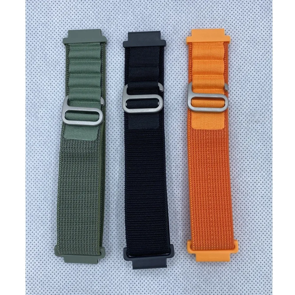 Alpine Strap untuk Samsung Galaxy Fit3 Fit 3 SM-R390 Nylon Loop gelang pengganti dengan Metal Buckle Watchband