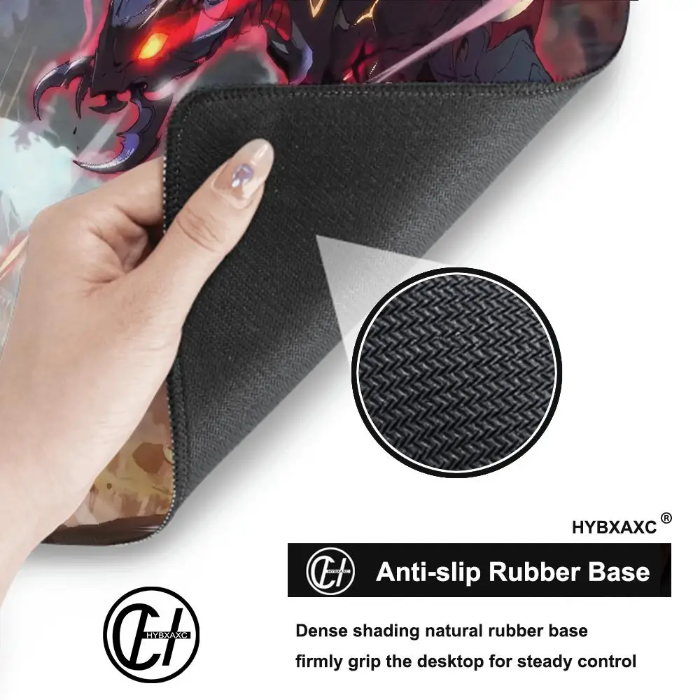 Gaming Mouse Pad Solo L-Leveling Laptop Office Home Thickened Computer Keyboard Mousepad Tapis De Souris Giving Gifts To Friends