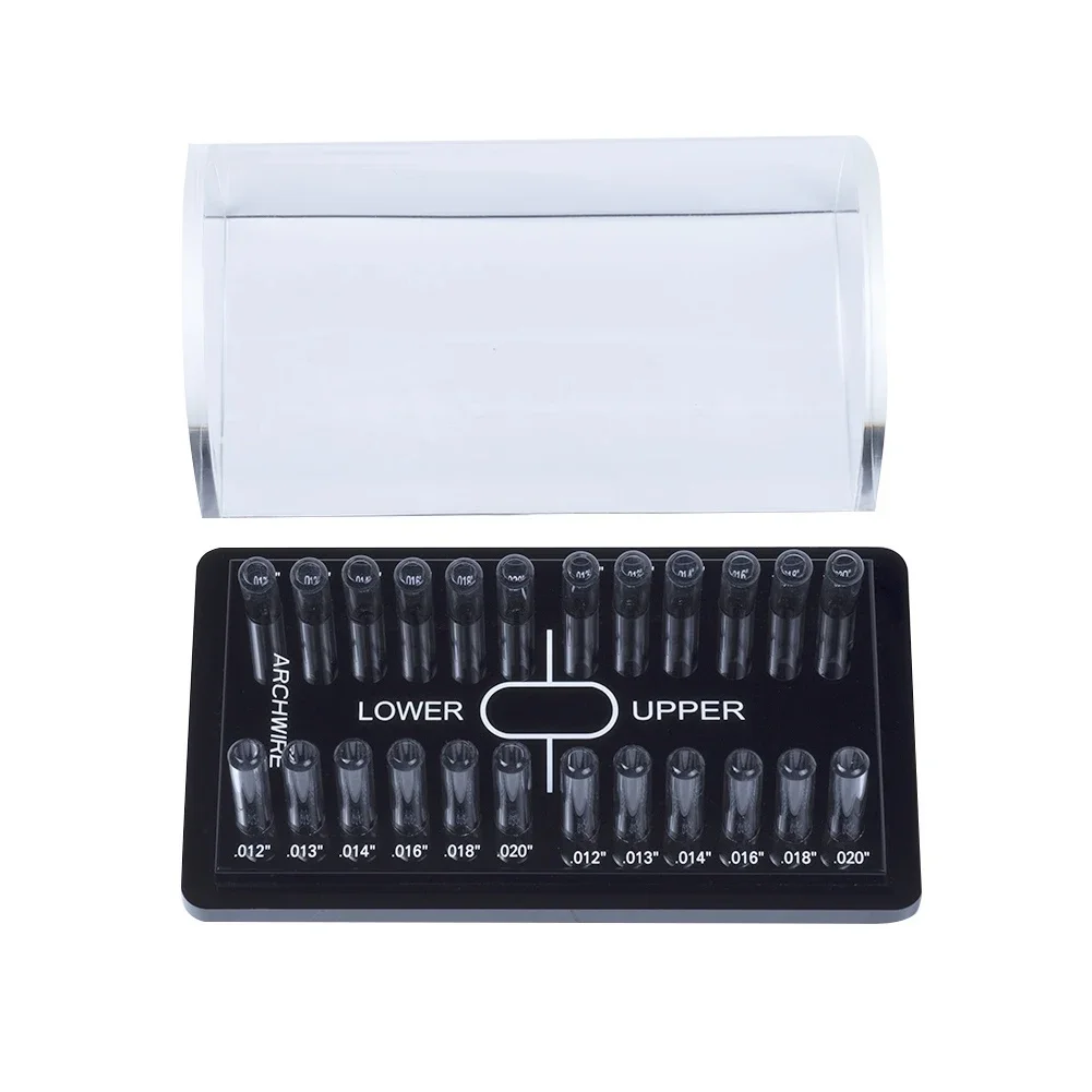 

Orthodontic Dental Material Dentistry Arch wire Storage Box Acrylic Dispenser Placement Box Round Wire Organizer Case Laboratory