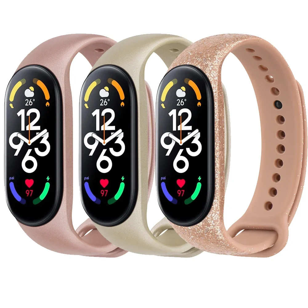 

Elegant Bling Watch Band For Xiaomi Mi Band 7 Strap Wristband Replacement Bracelet For Xioami Mi Band 7 Miband 7 Sport Watchband