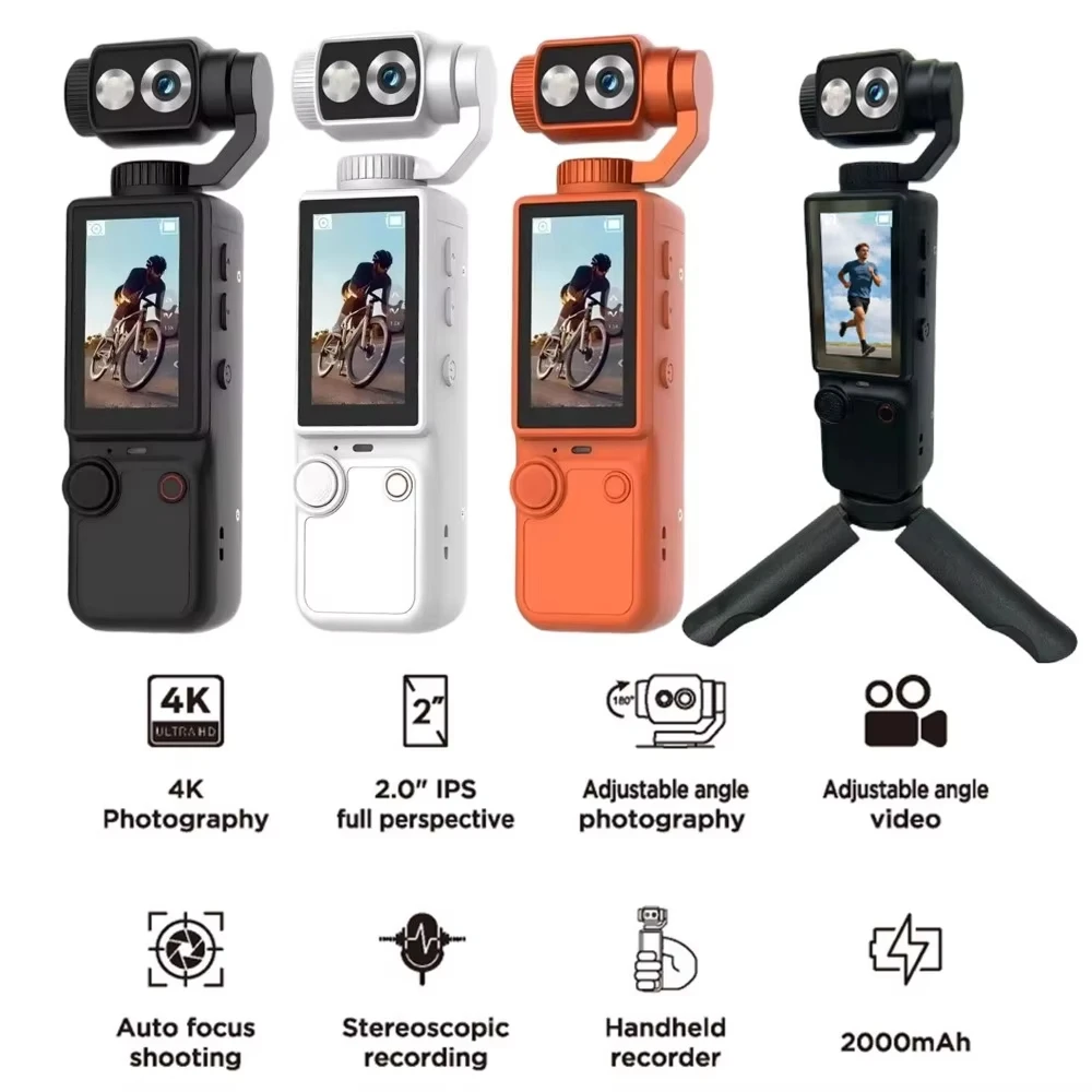 OnePlus 4KUltra HD WiFi Action Camera EIS Anti-Shake Mini Wearable Camera IPX8 Waterproof Sports Cam For Motorcycle Bicycle Divi