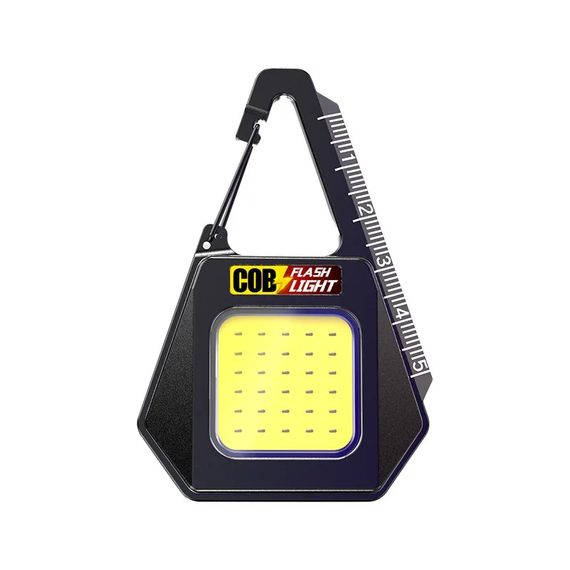 Multi-Functional, Ultra-Bright Work Light, Rechargeable, Mini, Outdoor Portable Keychain Camping Light for On-the-Go Use