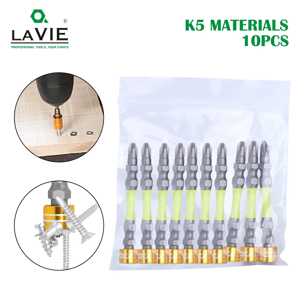 

LAVIE Nunchaku Strong Magnetic Batch Head Cross Electric Magnetic Coil K5 Material PH2 Screwdriver Electric Drill Screwdriver