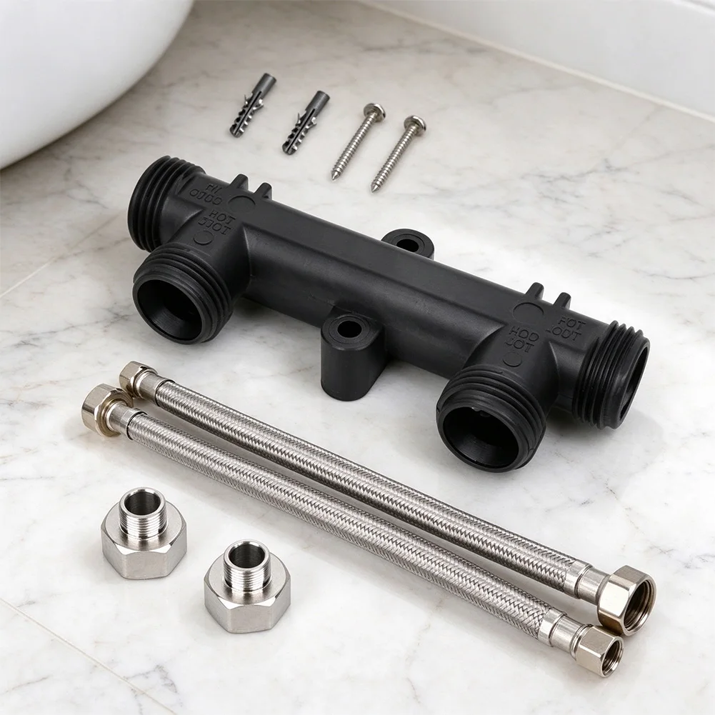 Upgraded Copper Hot Water Recirculating Pump Sensor Valve Kit With 12 Inch Lines For Instant Residential Commercial Plumbing