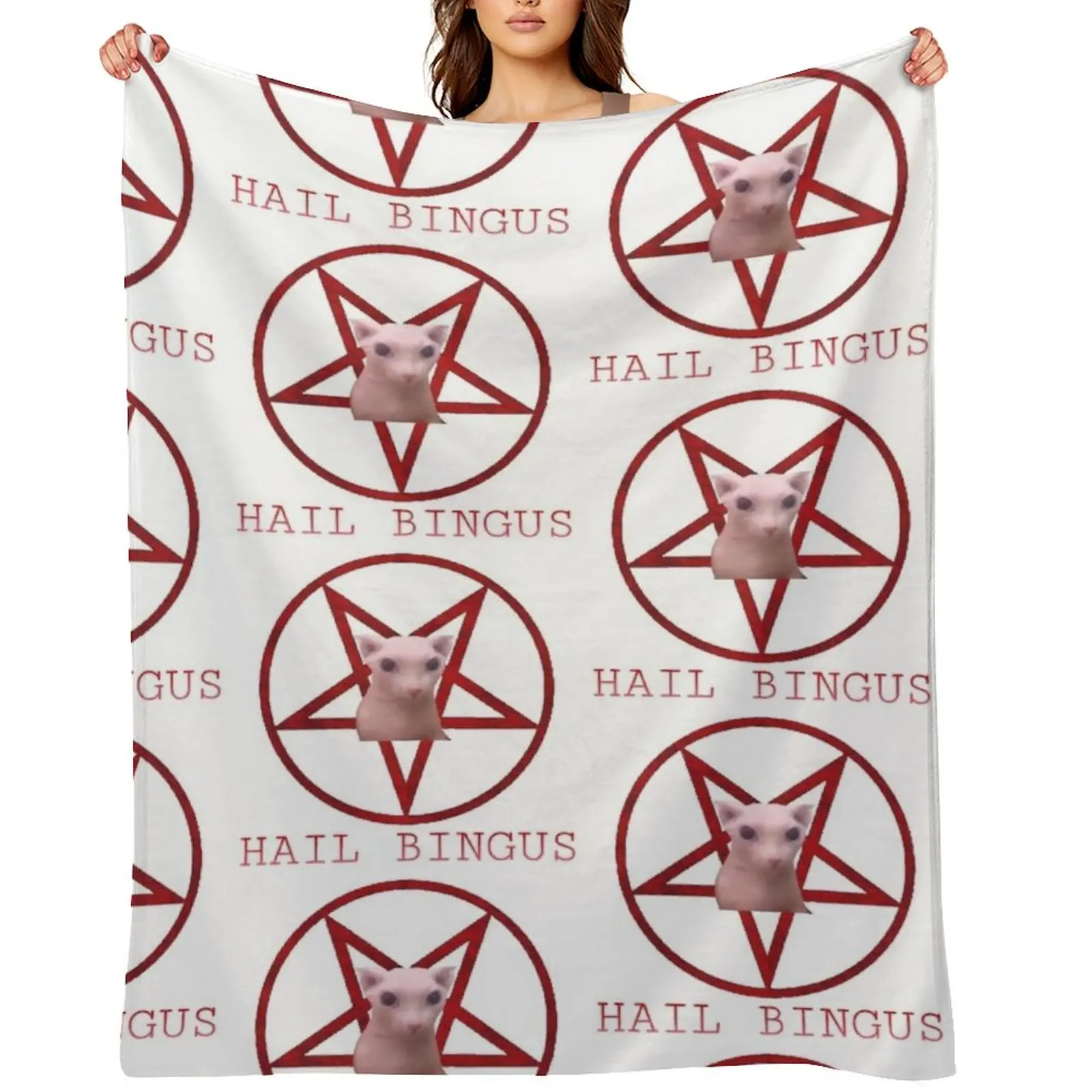 

Hail Bingus Throw Blanket Thermals For Travel Beach Decoratives manga Blankets