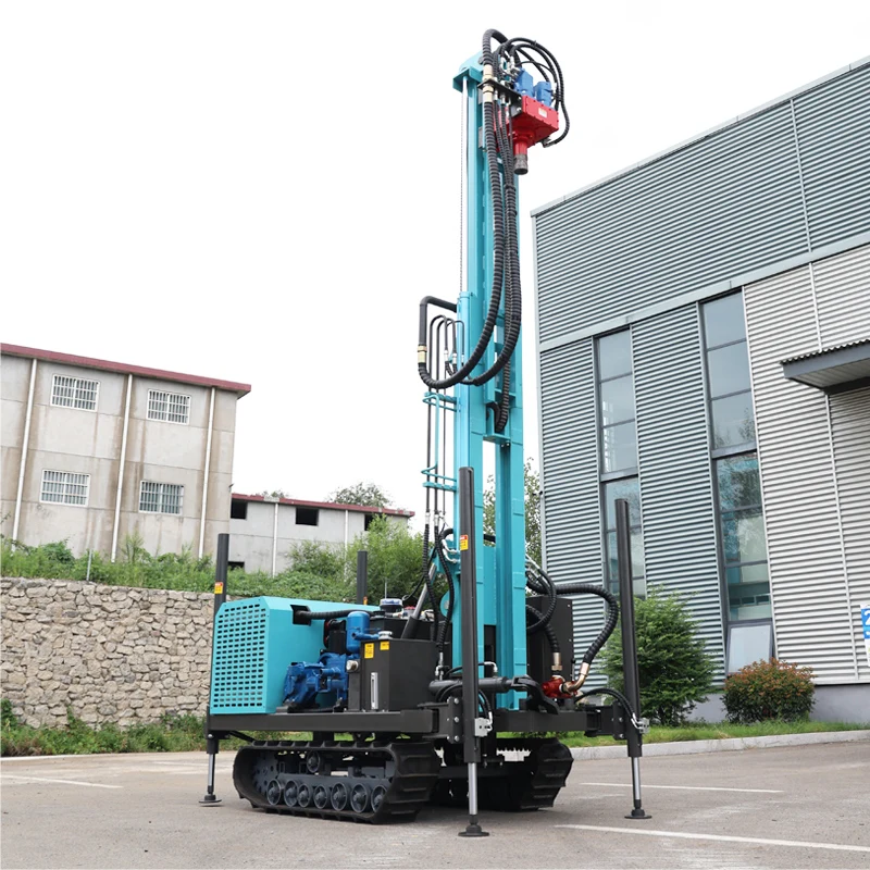 Customized Water Drilling Rig Diesel Powered Hydraulic Drive Crawler High Performance 300m Max Depth Drilling Machine