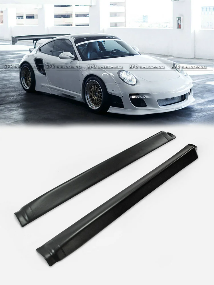 

For Porsche 911 997 Side Skirt - LB Style (For Turbo Model) [997 LB Side Skirt, 911 Turbo Side Skirt, LB Style Skirt]