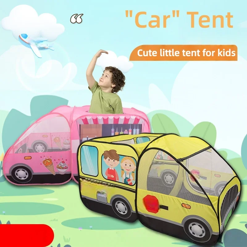 Camión de comida para niños, tienda de juegos con camión de postre rosa, sin necesidad de montaje, bolsa de almacenamiento, juego de rol, regalos imaginativos