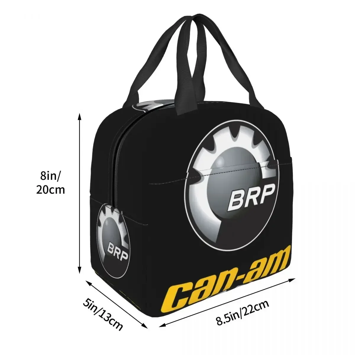 Custom BRP ATV Unisex Can Am Logo Lunch Bag Women Thermal Cooler Insulated Lunch Box for Kids School Children lunchbag