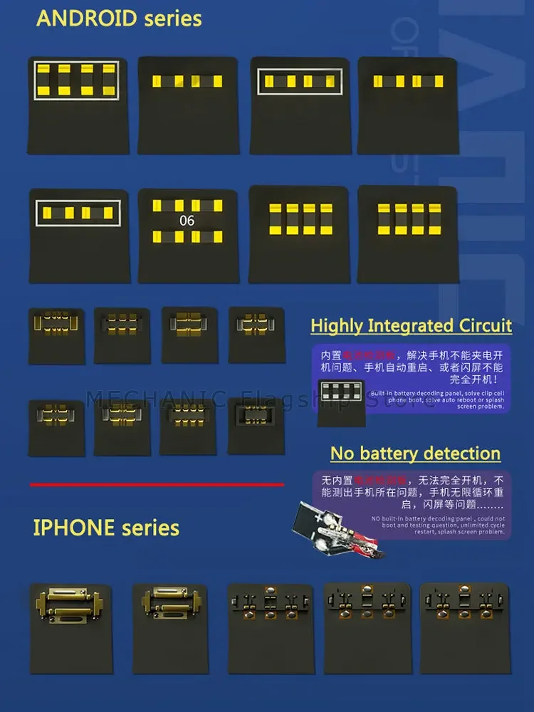 Power Boot Cable MECHANIC IBoot FPC For IP Android Over Current Voltage Protection Integrated Test Line Smart Phone Repair Tool