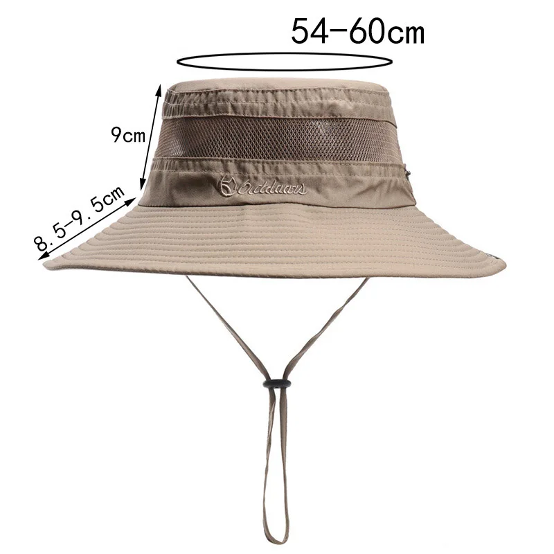 Hat Solid Color Large Along The fisherman\'s Hats Outdoor Breathable Basin Cap Sun Hat Summer Men And Women Sand Hard Caps