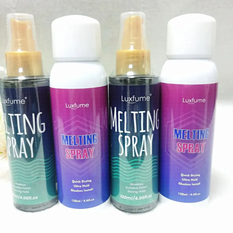 

Melting Spray For Lace Front Wigs Long strong Hold Wig Glue Spray Edges Control Lace Melt Spray Secure Wig Spray