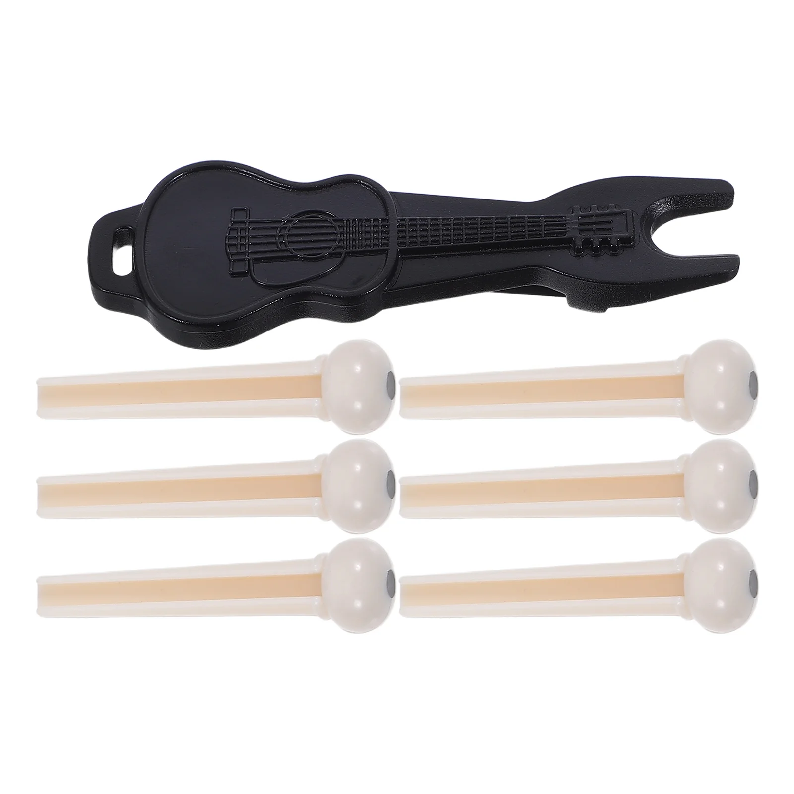 

10 Sets Guitar Repair Tools Peg Winder Acoustic Parts Bridge Pegs Tuning Plastic
