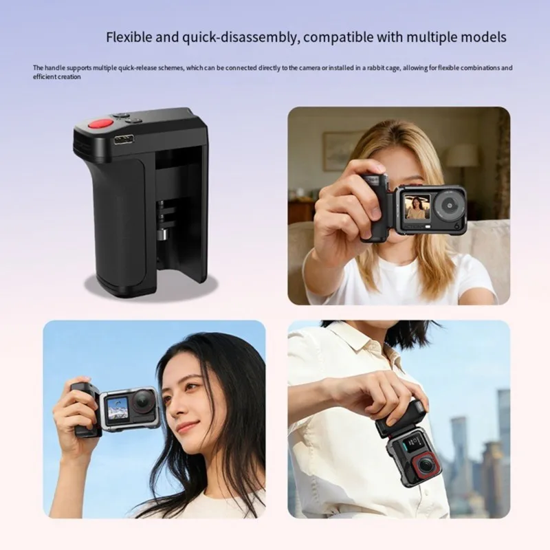 abjf-bluetooth-クイックリリースハンドル-dji-action-6-5pro-4-用-リモコン撮影アクセサリー