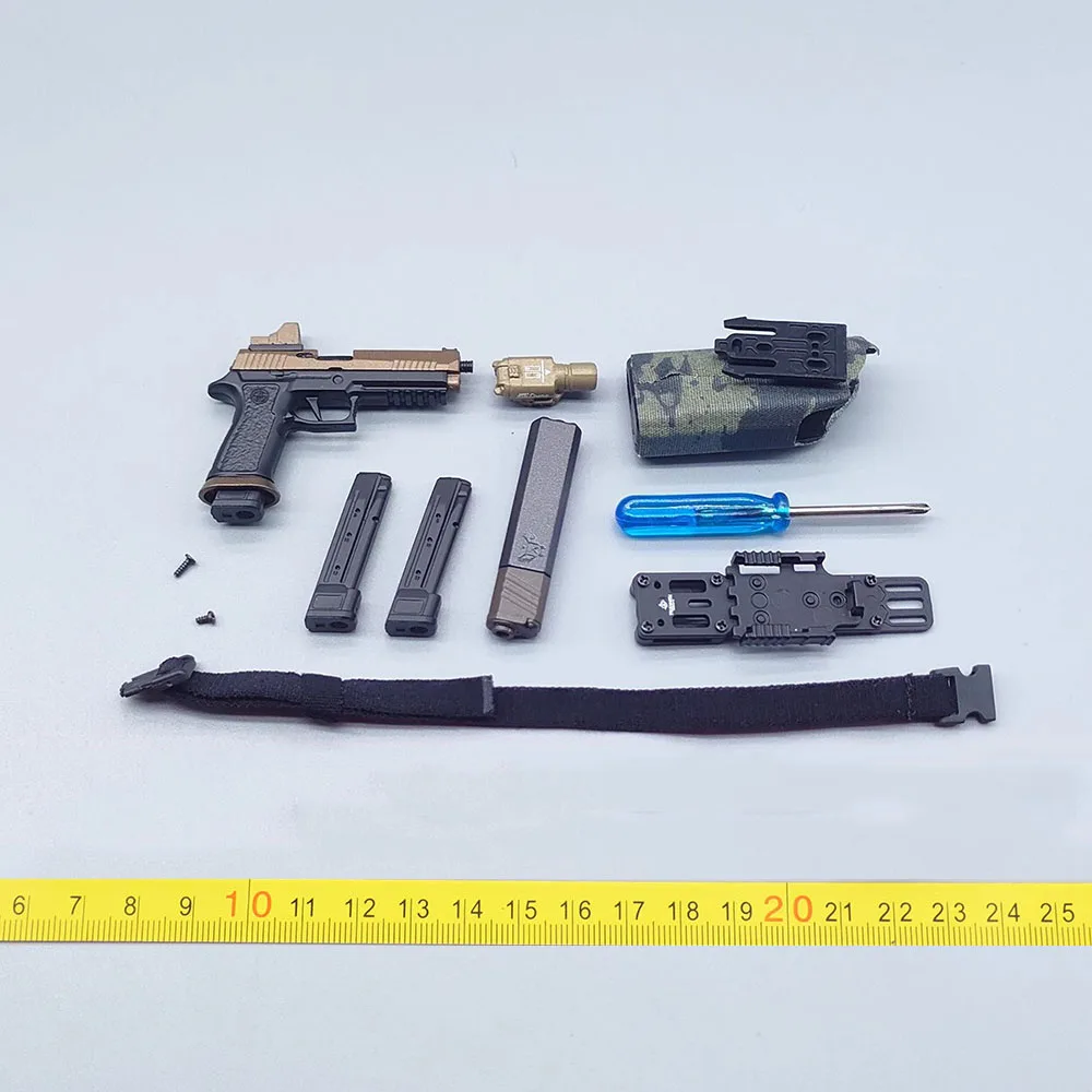 

1/6 EASY&SIMPLE ES HRT06MM HRT US. Soldier The Secondary Weapons Toys Model P320 Throw Model Not Real For 12" Doll Figure