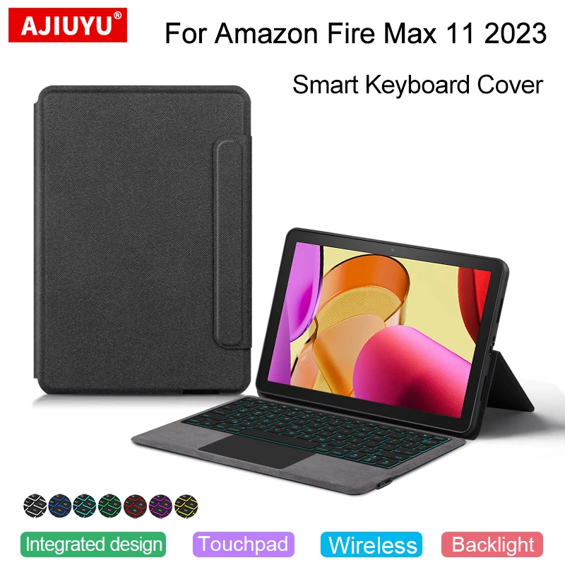 Smart Keyboard Cover For Amazon Fire Max 11