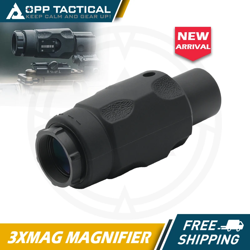 

Evolution Gear 3XMag Magnifier Scope with 2.26" FTC Leap06 Flip to Side Mount with Full Markings