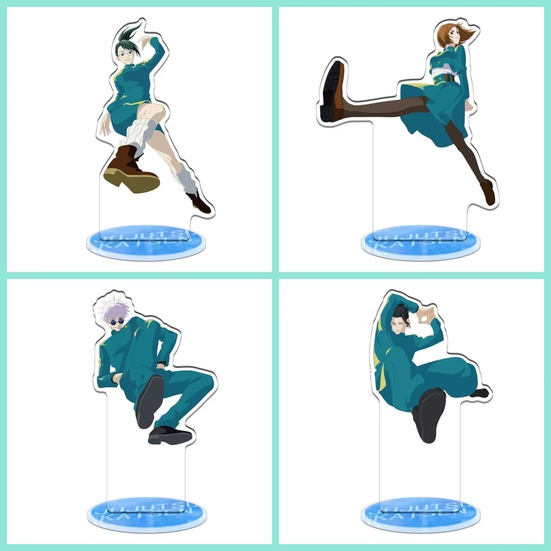 

Jujutsu Kaisen Acrylic Stand Satoru Gojo Suguru Geto Maki Zenin Yuji Itadori figure Stand Plate Cosplay Prop Decor Fans Gifts