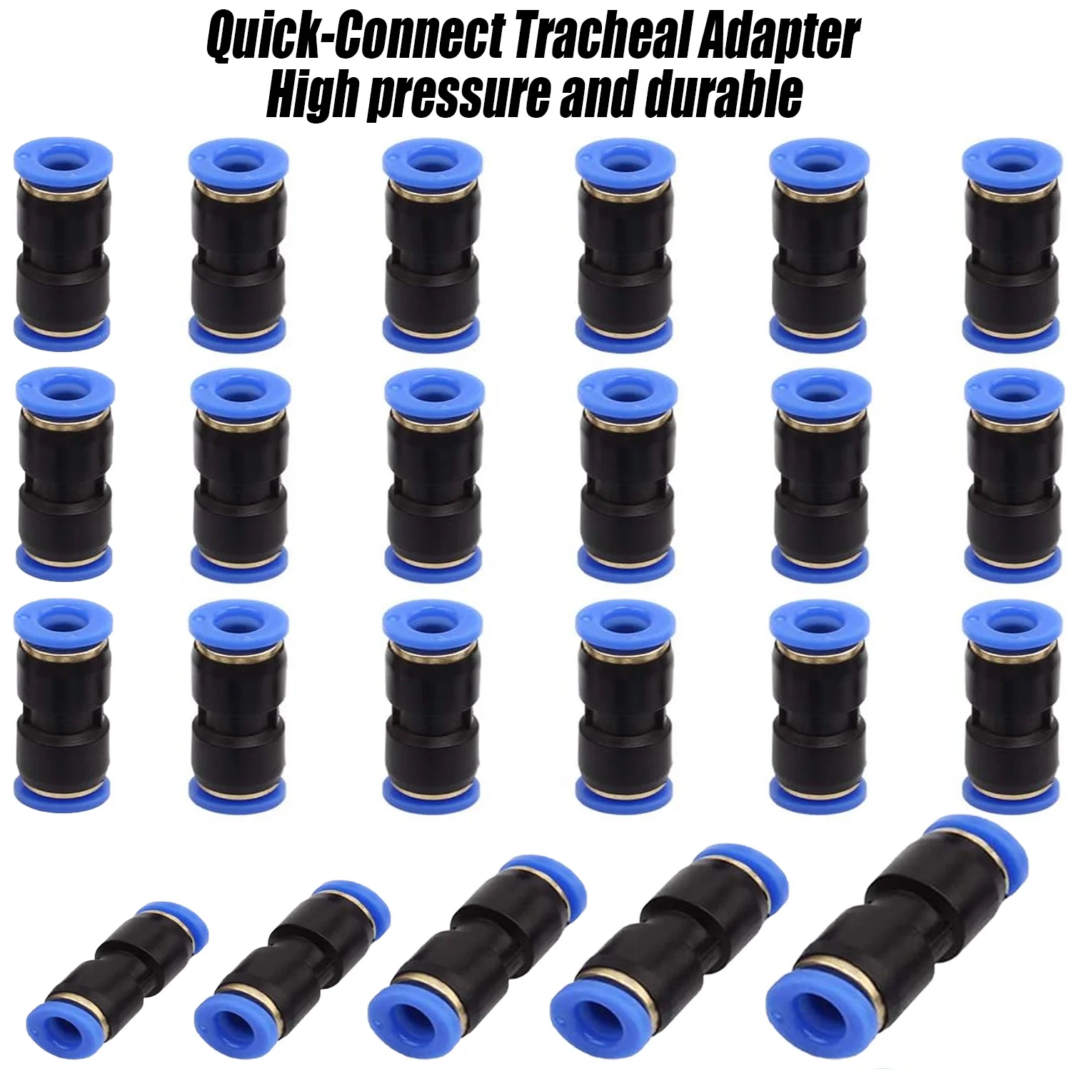 GOSUNDA Pneumatic Fittings Fitting Plastic Connector PU 4mm~12mm For Air Water Hose Tube Push in Straight Gas Quick Connection