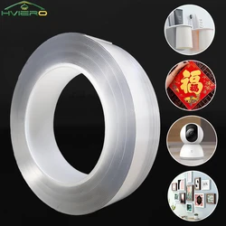 20mm Monster Tape Waterproof Wall Stickers Reusable Heat Resistant Bathroom Home Decoration Tapes Transparent Double Sided Nano