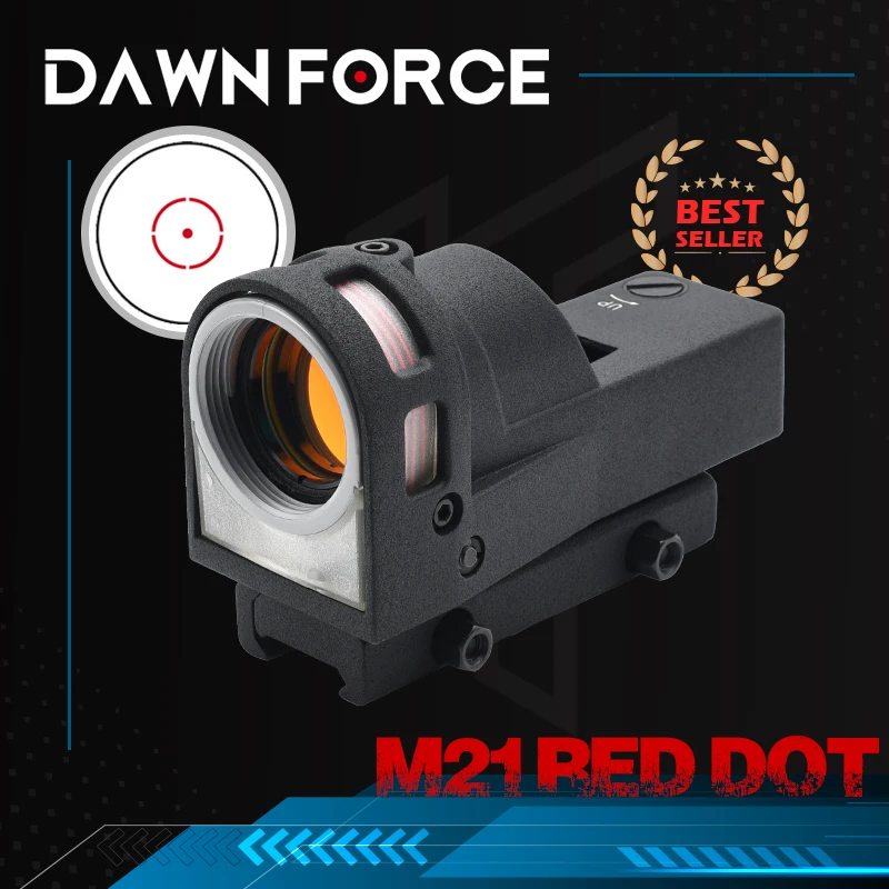 Tactical M21 Illuminated Reflex For Airsoft Accessories Shooting Tactics Air Rifle Optical Red Dot Sight Riflescope