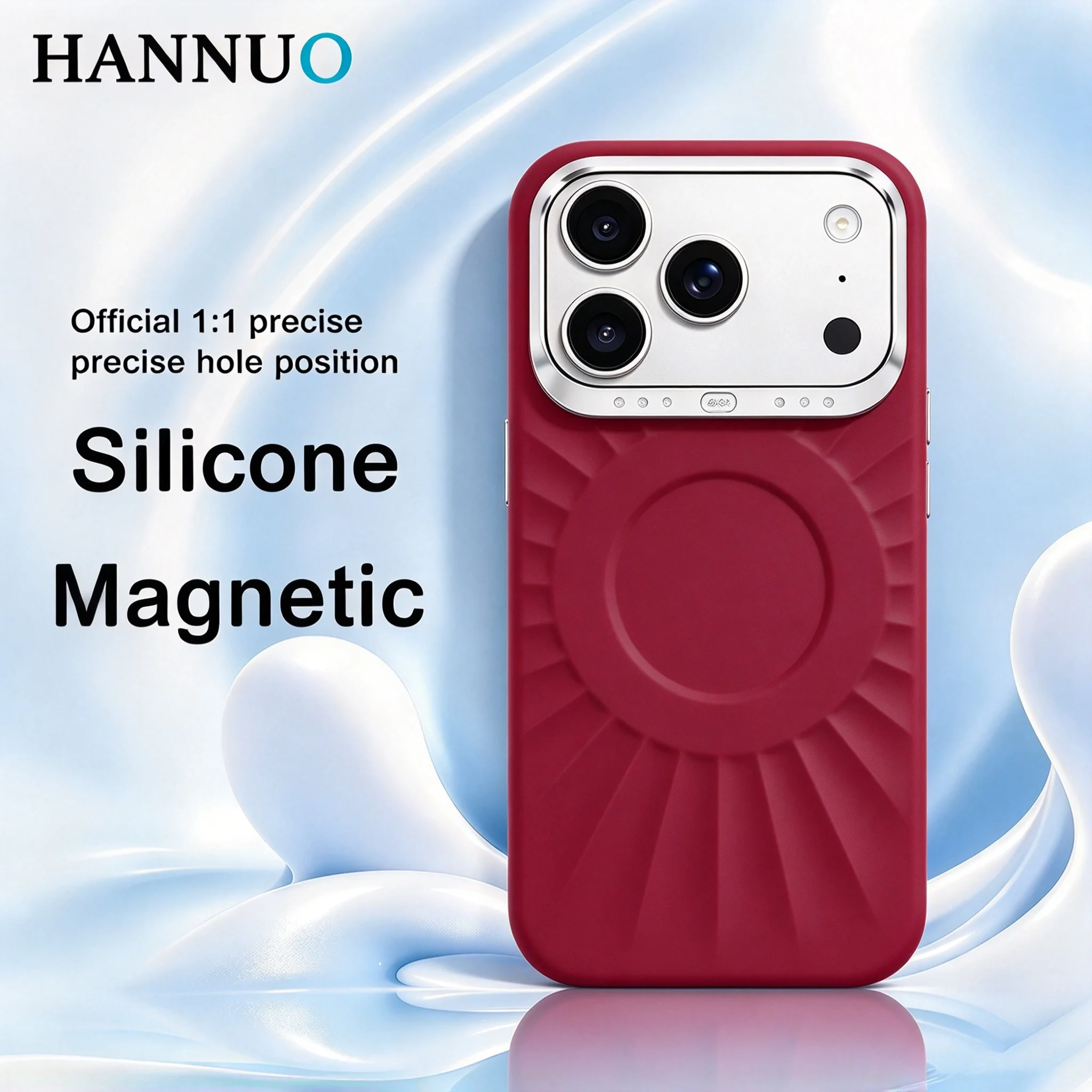Luxury Liquid Silicone Phone Case For iPhone 18 17 Pro Max  Cases For 18Pro Shockproof Official Original Cover For Magsafe
