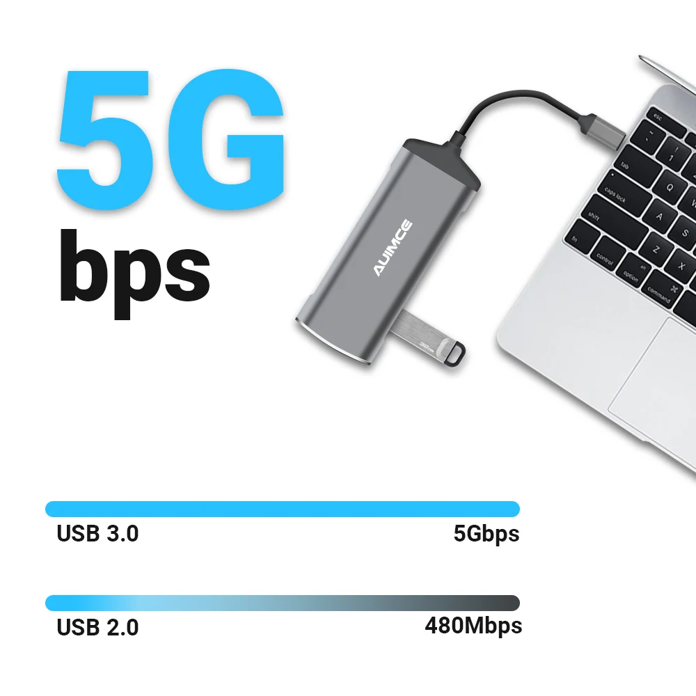 Station d'accueil USB C airies, 2 HDMI, 4K, 60Hz, 100W, PD, SD, TF, lecteur de carte, adaptateur pour MacPlePro, Air, Lenovo, HP, THUnderbolt 3/4, ordinateur portable