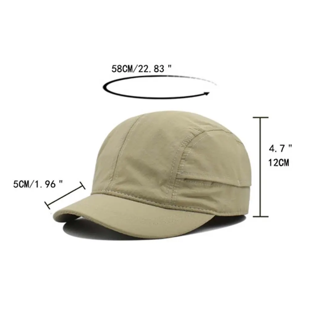 تنوعا بلون قصير حافة قبعة بيسبول النمط الياباني النايلون قبعة الشمس قبعة بيسبول قبعة واقية من الشمس بلغت ذروتها قبعة رياضية #6