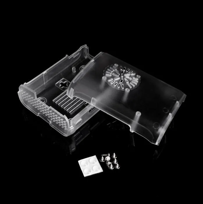 Raspberry PI 3 model B 3B 3B+ Black Case Cover Shell Enclosure ABS Plastic Box for Raspberry PI 3