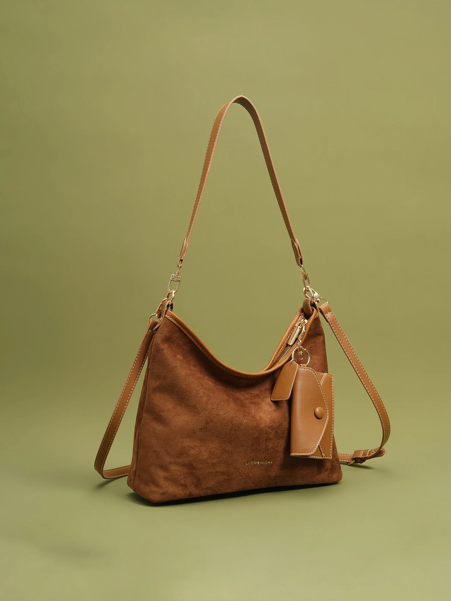 

Retro Frosted Large Capaci Women's oulder Bag Casual Crossbody Bag for Autumn Winter Commuting Single shoulder armpit bag