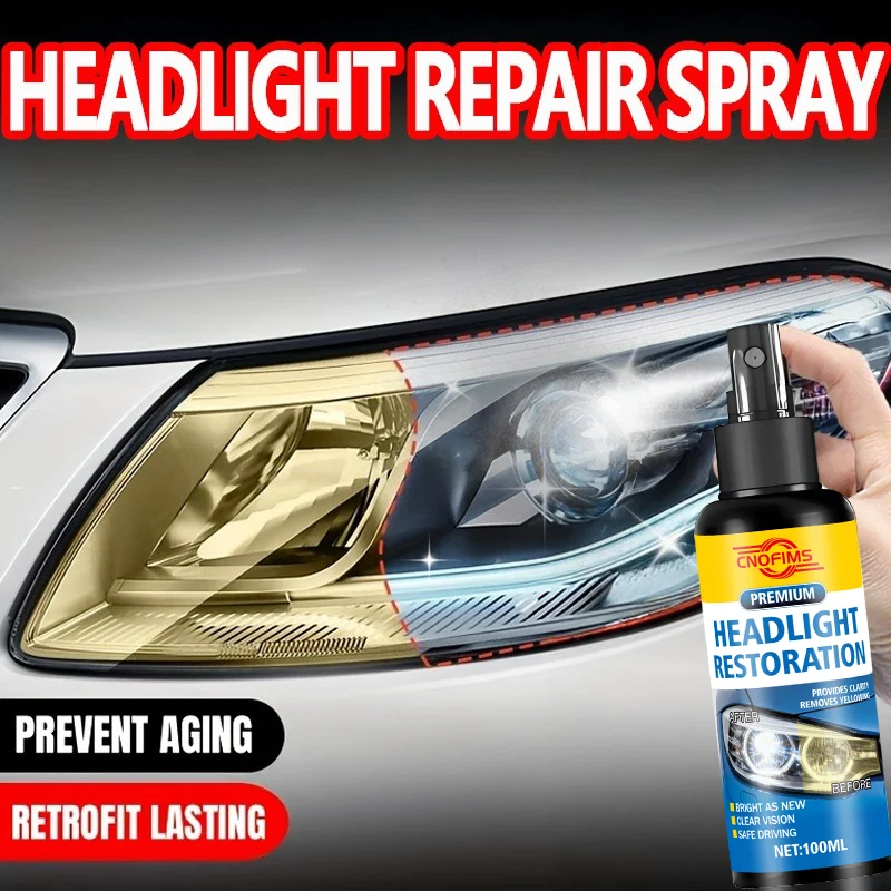 Car Headlight Repair Solution - Suitable for all car models, effectively solves various lighting problems. No professional skill