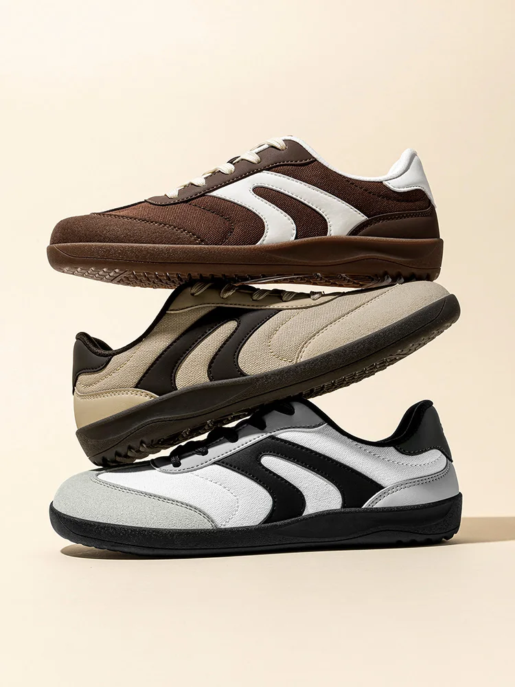 HOBIBEAR للجنسين بيرفوت أحذية رياضية النساء الرجال واسعة تو الحد الأدنى صفر قطرة أحذية عدم الانزلاق الدانتيل يصل حذاء رياضة كاجوال