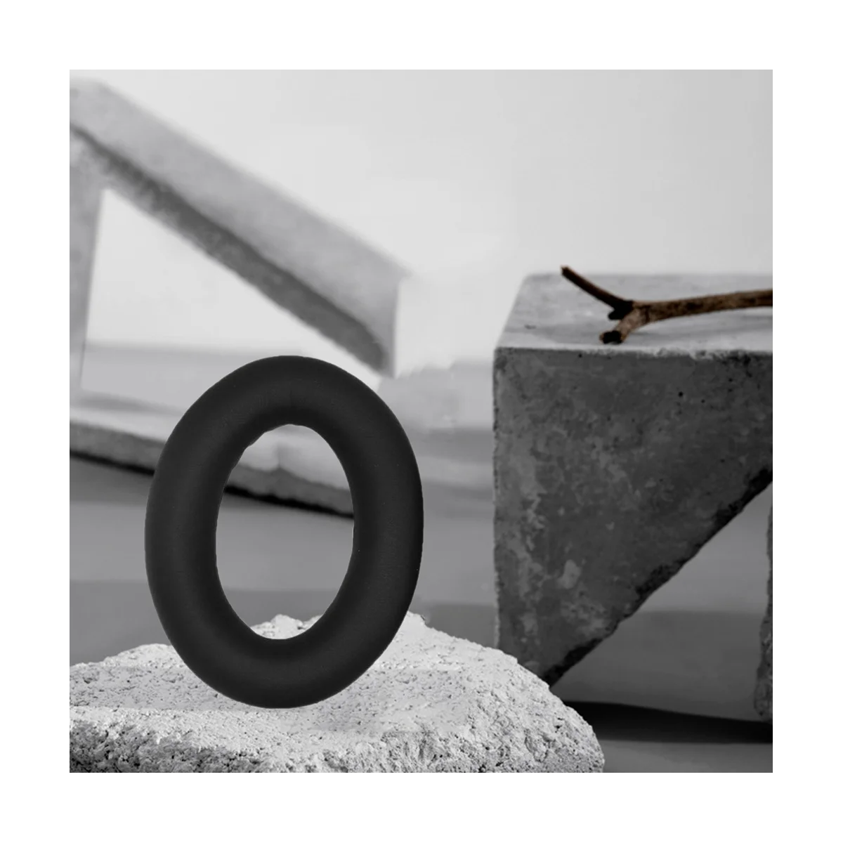 A57G-1 คู่หูฟังสําหรับ Bose QC 45 หูฟังเปลี่ยนหูฟัง Protector แขนหัวเข็มขัดแผ่นรองหูฟังสีดํา