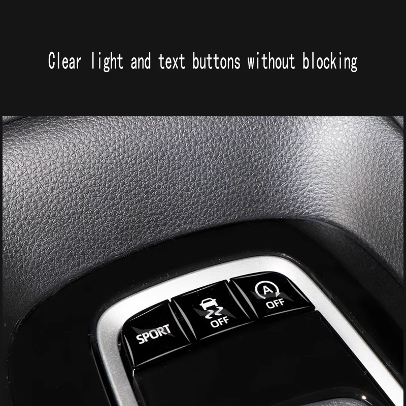 FOR Toyota Levin Corolla Steering Wheel Control Button Decal Gear Shift Window up Button Protection Sticker Car Accessories - Image 2