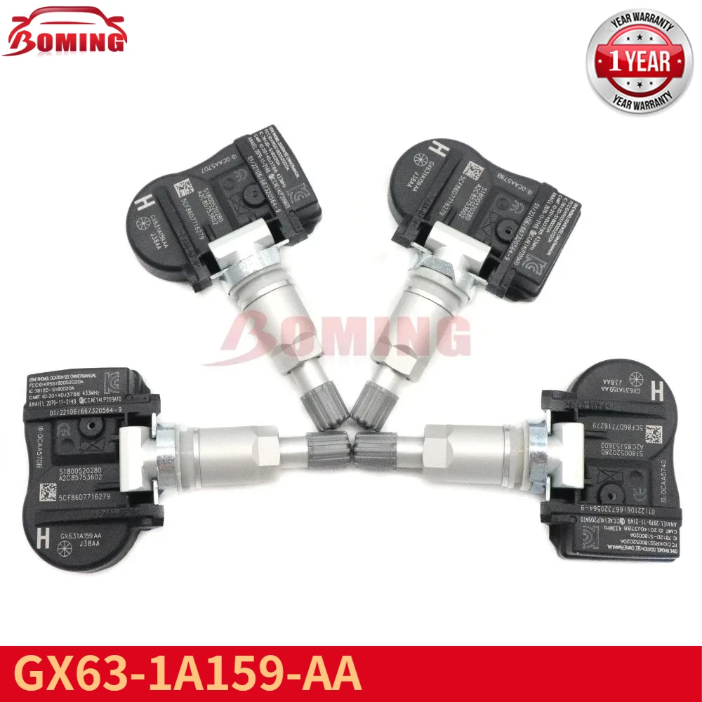 TPMS TIRE PRESSURE MONITOR SENSOR GX63-1A159-AA For Jaguar F-Type Land Rover Discovery Sport Lr4 RANGE ROVER 433MHz GX631A159AA