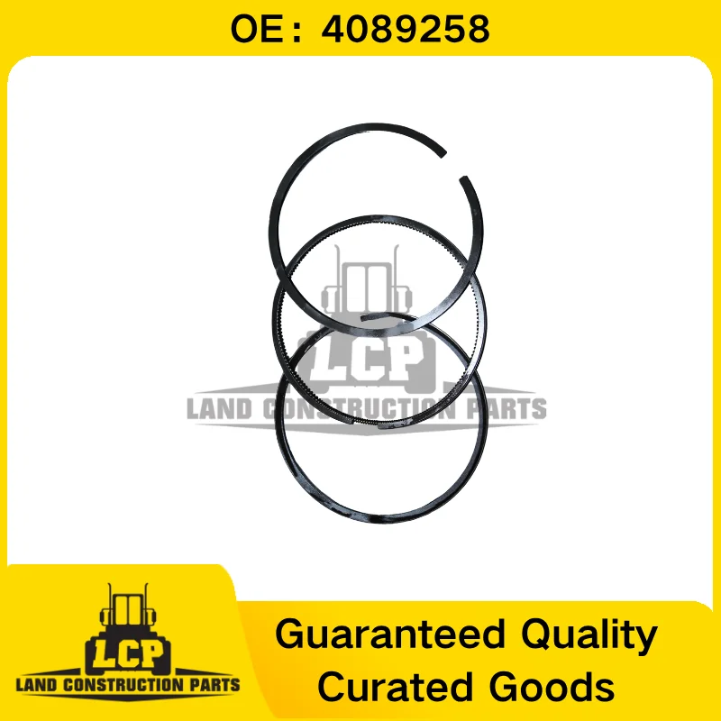 4 pcs New Piston Accessories Engine Compression Ring for Trucks 3802421 3802750 3938177 3802429 4089258 4089644 6205312