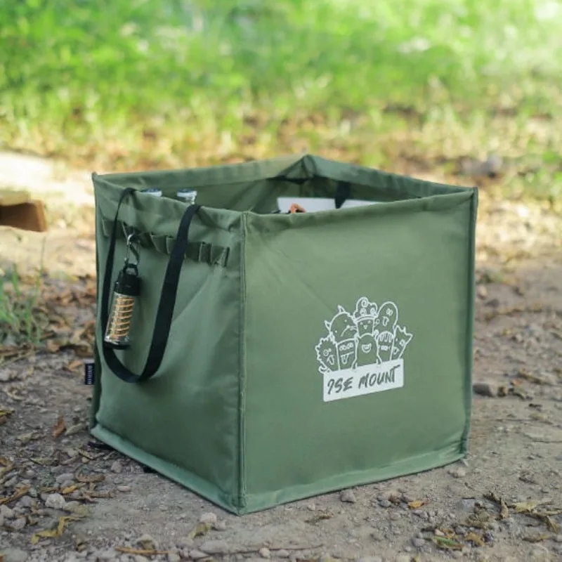 

Простой контейнер для кемпинга на открытом воздухе, большая емкость, складной портативный легкий моющийся мешок для мусора, инструменты для хранения природы на природе