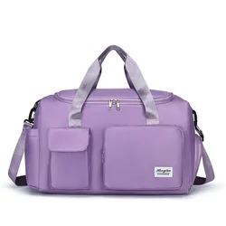 Carry On Travel Bag Large Capacity Weekender Overnight Duffle Bags with Shoe Compartment Sports Fitness Bags for Women