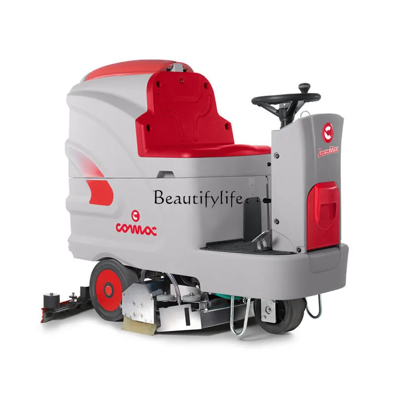 05Industrial washing machine drive-in shopping mall cleaning mop comac