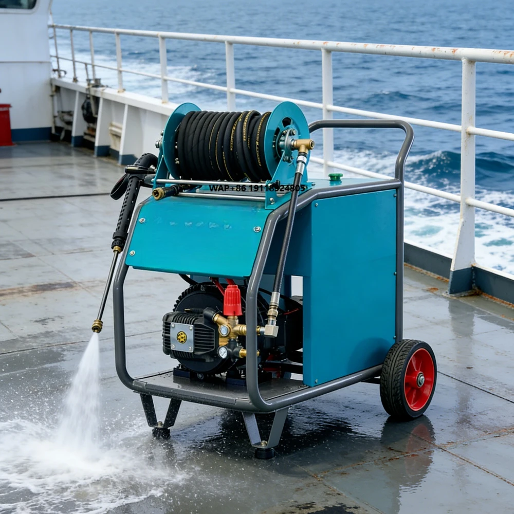 

250Bar High Pressure Cleaner Electric Industrial Grade Water Jet Cleaner for Shipyard Machinery